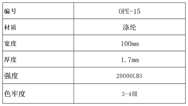 产品参数（对外）